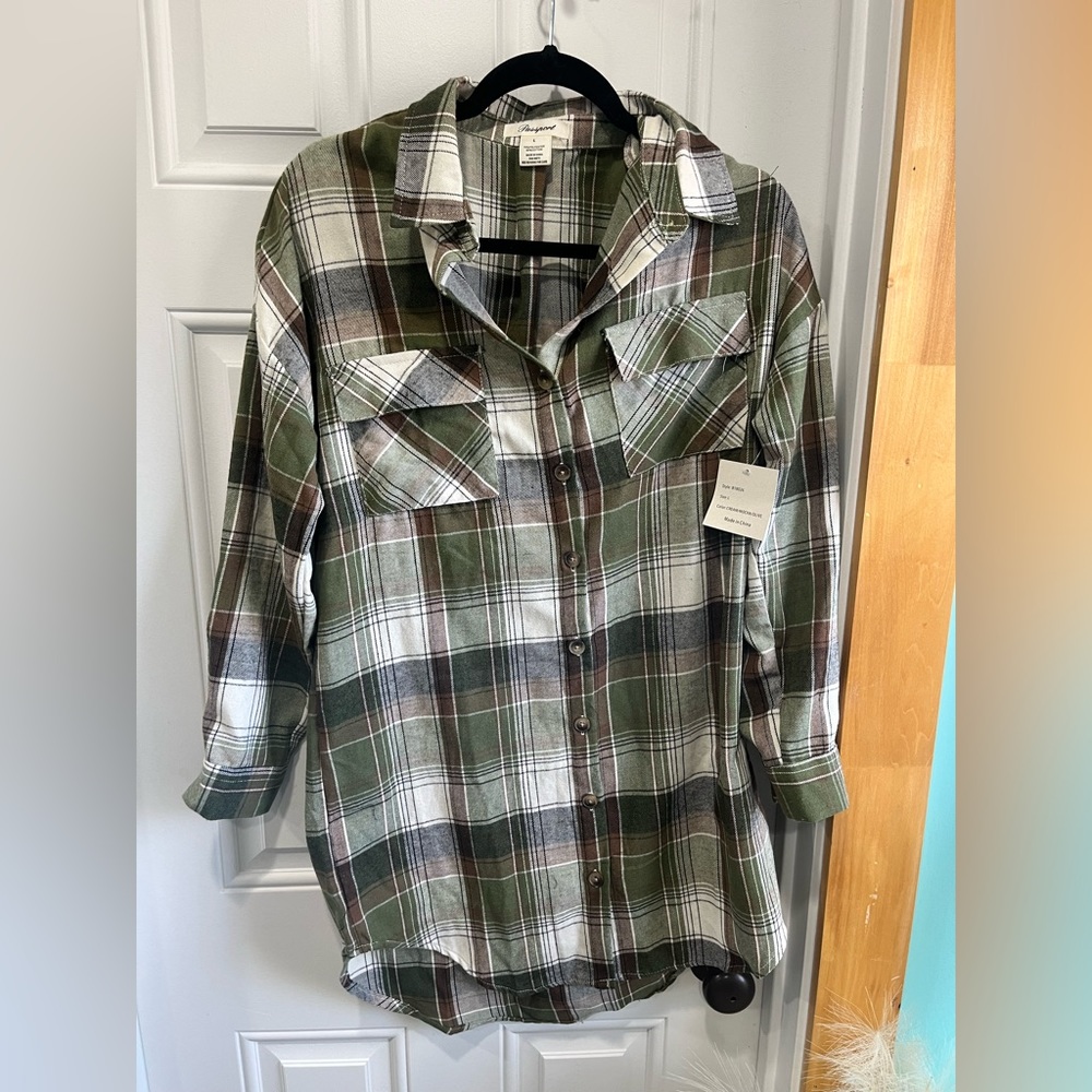 Thin Green Flannel